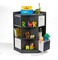 Badger Basket Corner Cubby Storage Unit with Four Reversible Baskets - Charcoal